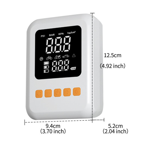 迷你版可攜式自帶電動汽車輪胎打氣筒測胎壓氣泵手持無線車用充氣泵 迷你版可攜式自帶電動汽車輪胎打氣筒測胎壓氣泵手持無線車用充氣泵