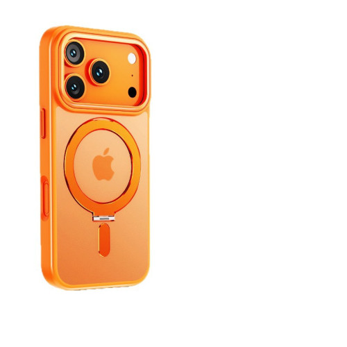 適用蘋果17系列手機殼360°旋轉支架防摔磨砂支點抗指紋iphone17 適用蘋果17系列手機殼360°旋轉支架防摔磨砂支點抗指紋iphone17