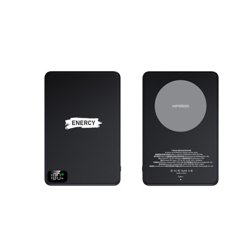 magsafe磁吸無線充電寶10000安培鋁合金數顯超薄行動電源 magsafe磁吸無線充電寶10000安培鋁合金數顯超薄行動電源
