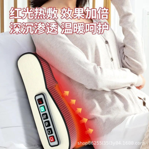 新款勁椎頭部按摩枕多功能熱敷家用按摩器揉捏肩頸腰部背部 新款勁椎頭部按摩枕多功能熱敷家用按摩器揉捏肩頸腰部背部