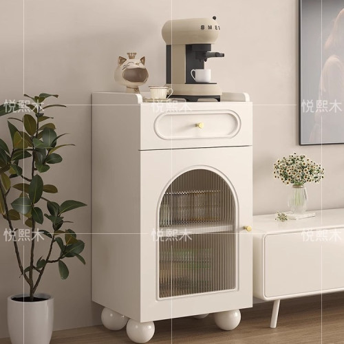 奶油風餐邊櫃客廳靠牆一體儲物家用收納櫃茶水櫃置物櫃廚房儲物櫃 奶油風餐邊櫃客廳靠牆一體儲物家用收納櫃茶水櫃置物櫃廚房儲物櫃