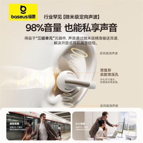 MC1小雲朵藍牙耳機氣骨傳導概念開放式無線耳夾式不入耳新款禮品 MC1小雲朵藍牙耳機氣骨傳導概念開放式無線耳夾式不入耳新款禮品