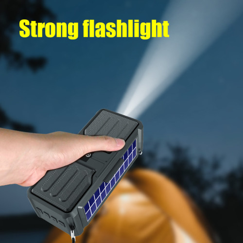 鏡面藍牙小音箱戶外無線太陽能禮品插卡多功能音響低音砲 鏡面藍牙小音箱戶外無線太陽能禮品插卡多功能音響低音砲