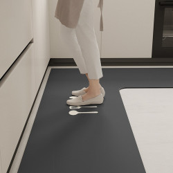 吸水吸油矽藻泥L型廚房地墊2025新款抗汙耐髒腳墊子可擦免洗