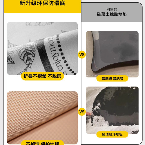 吸水吸油矽藻泥L型廚房地墊2025新款抗汙耐髒腳墊子可擦免洗 吸水吸油矽藻泥L型廚房地墊2025新款抗汙耐髒腳墊子可擦免洗