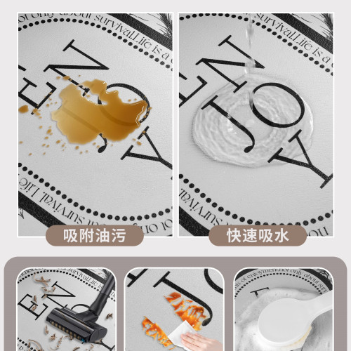 吸水吸油矽藻泥L型廚房地墊2025新款抗汙耐髒腳墊子可擦免洗 吸水吸油矽藻泥L型廚房地墊2025新款抗汙耐髒腳墊子可擦免洗