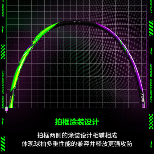 李甯戰戟9000羽毛球拍控製型碳纖維攻防守兼備專業級比賽專業 李甯戰戟9000羽毛球拍控製型碳纖維攻防守兼備專業級比賽專業
