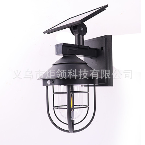 2025新款太陽能戶外壁燈人體感應庭院燈花園過道別墅復古照明燈 2025新款太陽能戶外壁燈人體感應庭院燈花園過道別墅復古照明燈