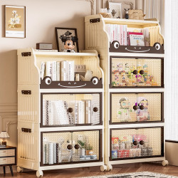 兒童書架落地置物架家用書櫃繪本書包零食收納架大容量整理儲物櫃