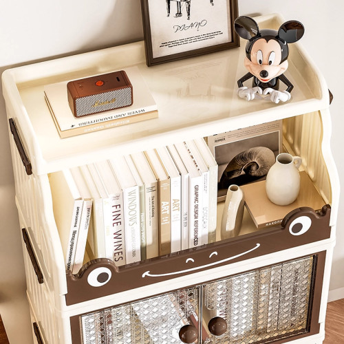 兒童書架落地置物架家用書櫃繪本書包零食收納架大容量整理儲物櫃 兒童書架落地置物架家用書櫃繪本書包零食收納架大容量整理儲物櫃