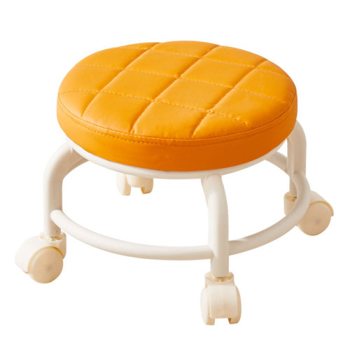 滑輪矮凳家用萬向輪網紅小凳子帶輪帶娃兒童小凳美縫圓板凳 滑輪矮凳家用萬向輪網紅小凳子帶輪帶娃兒童小凳美縫圓板凳