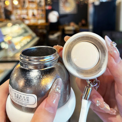純鈦保溫杯女生2025新款高顔值可攜式迷你小巧口袋杯輕奢生日禮物
