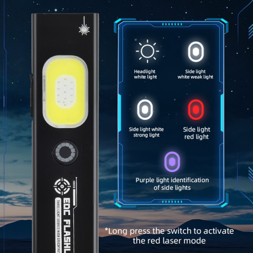 新款戶外工作燈磁吸快充超亮戶外長續航強光手電筒雷射照蠍子 新款戶外工作燈磁吸快充超亮戶外長續航強光手電筒雷射照蠍子