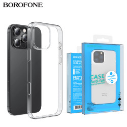 Borofone 適用iPhone17 Pro Max輕透手機殼 蘋果17防摔手機保護套