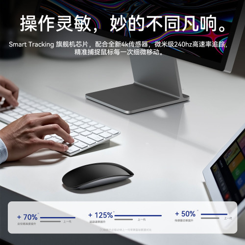 適用蘋果華爲win8安卓手機平板充電無線觸控藍牙雙模5.0妙控滑鼠 適用蘋果華爲win8安卓手機平板充電無線觸控藍牙雙模5.0妙控滑鼠