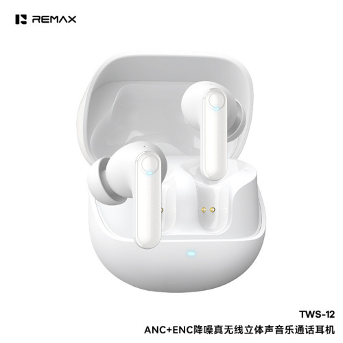 Remax入耳式無線藍牙耳機ANC ENC降噪耳機TWS一拖二耳機藍牙6.0 Remax入耳式無線藍牙耳機ANC ENC降噪耳機TWS一拖二耳機藍牙6.0