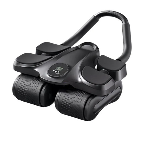 四輪健腹器家用瘦肚子健身器材肘撐自動迴彈腹肌輪收腹 四輪健腹器家用瘦肚子健身器材肘撐自動迴彈腹肌輪收腹