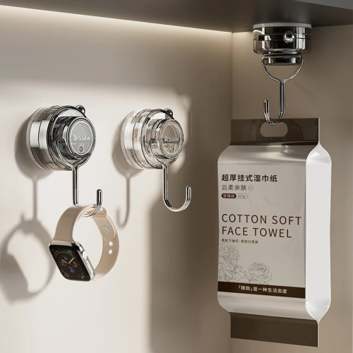 吸盤掛鉤家用免打孔強力粘鉤廚房浴室衛生間真空無痕勾收納置物架 吸盤掛鉤家用免打孔強力粘鉤廚房浴室衛生間真空無痕勾收納置物架