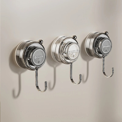 吸盤掛鉤家用免打孔強力粘鉤廚房浴室衛生間真空無痕勾收納置物架 吸盤掛鉤家用免打孔強力粘鉤廚房浴室衛生間真空無痕勾收納置物架