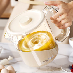 多功能打蛋器手動家用半自動手持攪拌器髮奶油按壓旋轉攪蛋過濾杯