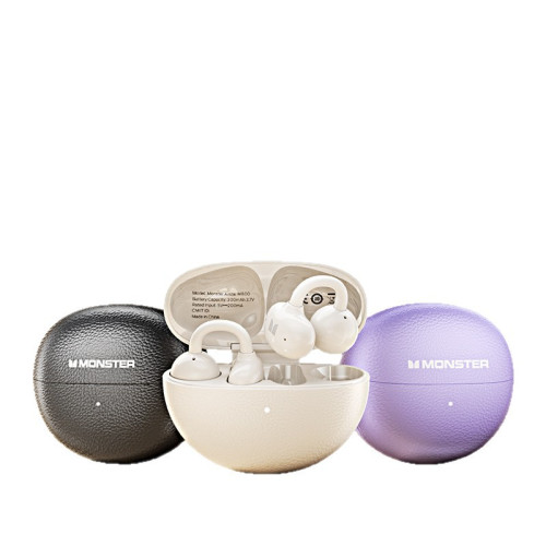 適用MONST魔生M800無線藍牙耳機開放式降噪立體聲耳夾耳式耳機