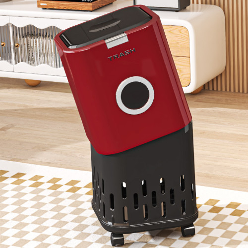 垃圾桶帶蓋家用高級感廚房客廳衛生間大號大容量高顔值帶輪可移動 垃圾桶帶蓋家用高級感廚房客廳衛生間大號大容量高顔值帶輪可移動