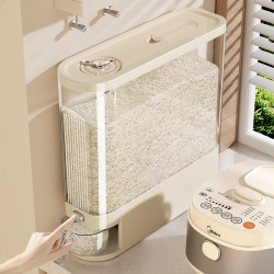 夾縫米桶家用防蟲防潮密封20斤裝高級大米收納儲物罐櫥櫃儲糧米缸