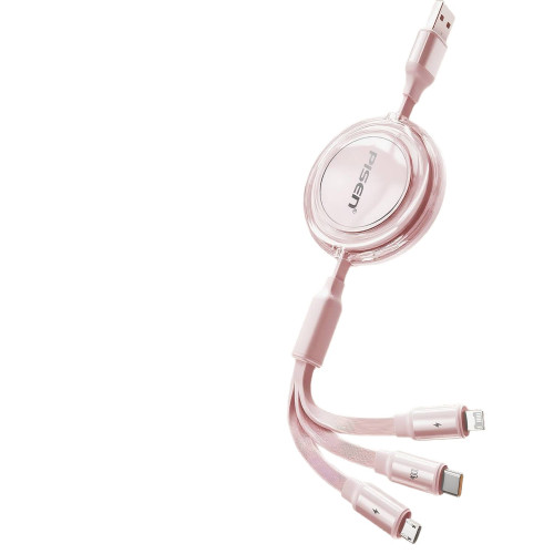 品勝6A一拖三數據線三合一快充100W伸縮數據線車用多功能數據線TC 品勝6A一拖三數據線三合一快充100W伸縮數據線車用多功能數據線TC