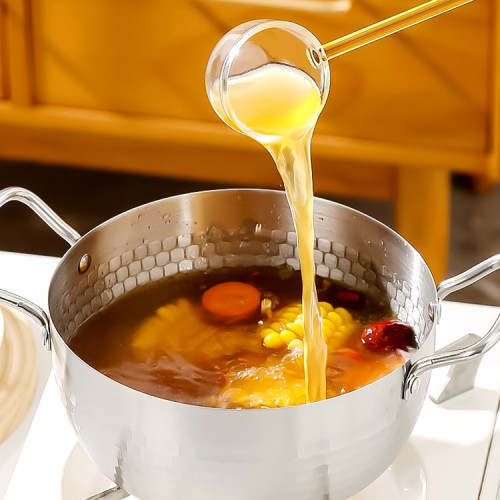 高硼矽玻璃勺耐高溫長柄高顔值咖啡勺湯勺廚房潑油調料味勺子 高硼矽玻璃勺耐高溫長柄高顔值咖啡勺湯勺廚房潑油調料味勺子