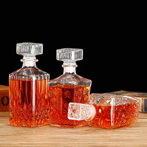 玻璃紅酒瓶醒酒器家用套組葡萄酒洋酒分酒器威士忌酒樽白酒瓶空瓶 玻璃紅酒瓶醒酒器家用套組葡萄酒洋酒分酒器威士忌酒樽白酒瓶空瓶