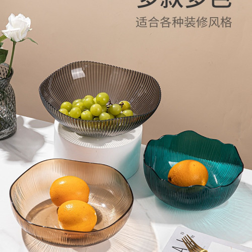 水果盤果盤家用客廳茶幾用的盤子籃盆輕奢風大氣網紅2025新款 水果盤果盤家用客廳茶幾用的盤子籃盆輕奢風大氣網紅2025新款