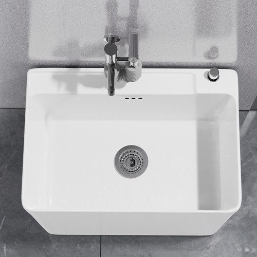 拖把池家用衛生間拖布池陶瓷大小號落地款陽台拖把盆水池子 拖把池家用衛生間拖布池陶瓷大小號落地款陽台拖把盆水池子