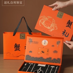 吃螃蟹工具蟹八件禮盒不鏽鋼家用蟹鉗夾剪刀大牐蟹拆剝蟹