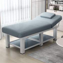 美容床美容院按摩床理療床推拿床折曡家用艾灸紋綉美睫床帶洞