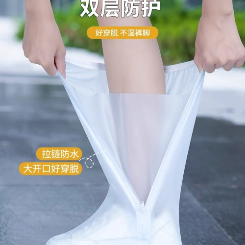 雨鞋套防水防滑鞋套加厚耐磨下雨天騎行成人男女2025新款兒童雨鞋