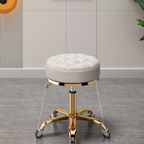 美容美髮凳滑輪升降大工凳髮廊美容凳圓凳子美甲凳理髮店轉椅 美容美髮凳滑輪升降大工凳髮廊美容凳圓凳子美甲凳理髮店轉椅