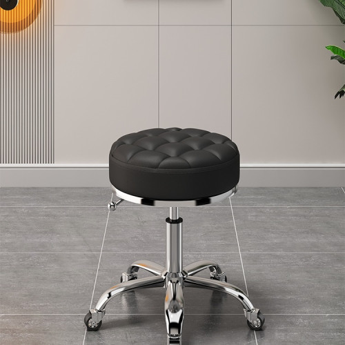 美容美髮凳滑輪升降大工凳髮廊美容凳圓凳子美甲凳理髮店轉椅 美容美髮凳滑輪升降大工凳髮廊美容凳圓凳子美甲凳理髮店轉椅
