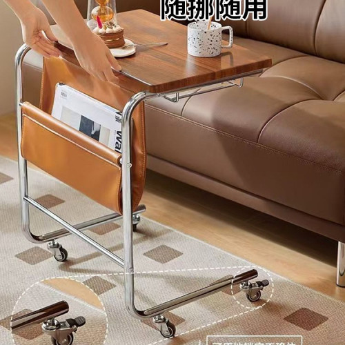 創意可移動茶幾家用沙發旁置物架客廳邊櫃帶輪邊桌臥室床頭小茶幾 創意可移動茶幾家用沙發旁置物架客廳邊櫃帶輪邊桌臥室床頭小茶幾