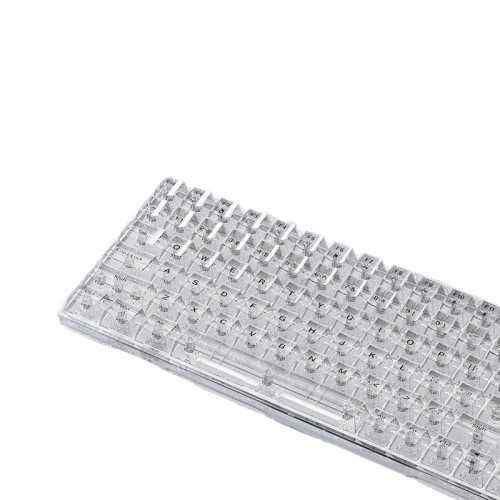 夢族H100無線透明機械鍵盤冰塊麻將音辦公桌上型電腦辦公遊戯通用 夢族H100無線透明機械鍵盤冰塊麻將音辦公桌上型電腦辦公遊戯通用