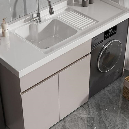 蜂窩鋁陽台洗衣櫃伴侶組合滾筒洗衣機櫃一體洗衣池台帶搓板 蜂窩鋁陽台洗衣櫃伴侶組合滾筒洗衣機櫃一體洗衣池台帶搓板