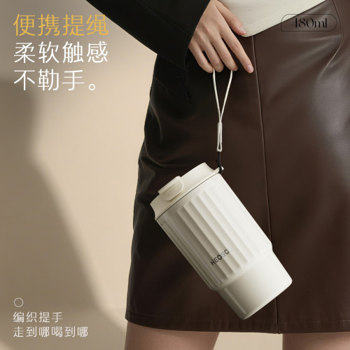 咖啡杯保溫杯大容量男女生高級感輕奢高顔值2025新款可攜式水杯子 咖啡杯保溫杯大容量男女生高級感輕奢高顔值2025新款可攜式水杯子