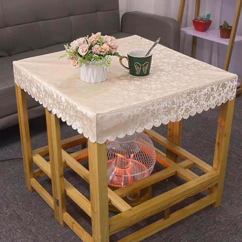 烤火桌罩電爐罩正方形防水防油免洗桌布皮罩茶幾布罩烤火爐方桌 烤火桌罩電爐罩正方形防水防油免洗桌布皮罩茶幾布罩烤火爐方桌