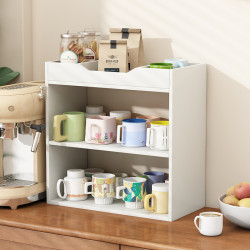 杯子收納置物架桌面茶杯多層分層架餐桌馬克杯咖啡杯整理博古架