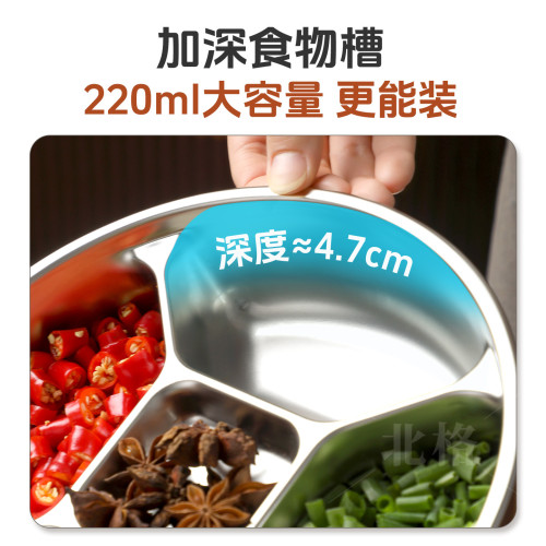 304不鏽鋼備菜盤多功能五分格配菜盤廚房收納蔥薑蒜小料調料盤子 304不鏽鋼備菜盤多功能五分格配菜盤廚房收納蔥薑蒜小料調料盤子