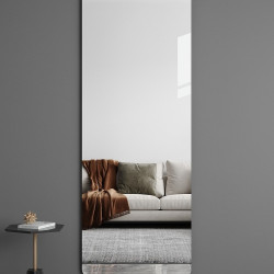 玻璃鏡子貼牆自粘全身鏡家用穿衣鏡臥室宿舍化妝壁掛不變形試衣鏡