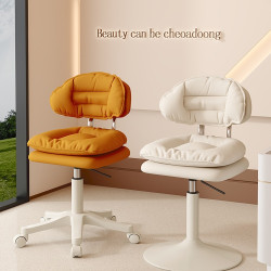 美容椅子滑輪旋轉美容院大工凳美髮美甲師凳子升降理髮店轉椅