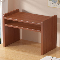 桌面上打印機置物架多功能雙層收納整理辦公文件小型家用加高架子