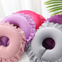 趴枕美容院u型枕可拆洗按摩床頭枕美容床洞臉墊乳膠枕頭u形枕