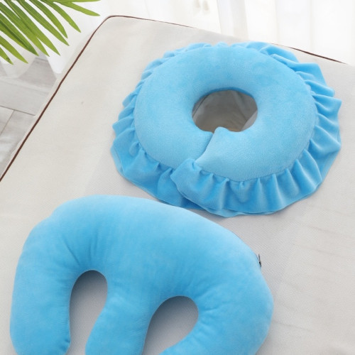 趴枕美容院u型枕可拆洗按摩床頭枕美容床洞臉墊乳膠枕頭u形枕 趴枕美容院u型枕可拆洗按摩床頭枕美容床洞臉墊乳膠枕頭u形枕