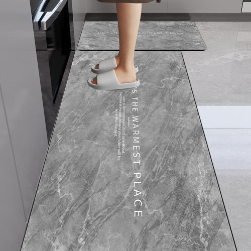 矽藻泥廚房地墊防滑防水防油耐髒腳墊子家用可擦免洗門口地毯 矽藻泥廚房地墊防滑防水防油耐髒腳墊子家用可擦免洗門口地毯